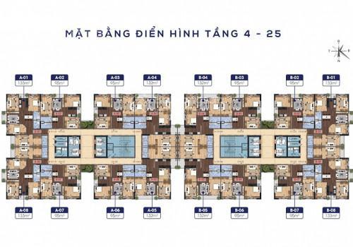Bán căn hộ chung cư n01t1 ngoại giao đoàn view hồ điều hòa. 50 62 triệu/m2