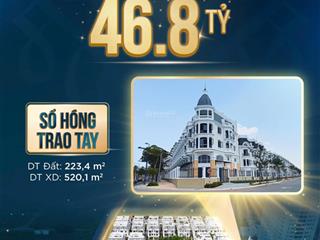 Siêu phẩm shophouse khu biệt thự căn góc mặt tiền đường lớn đồng văn cống, giá đầu tư sinh lời cao