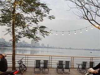 Mặt phố trích sài, view toàn cảnh hồ tây  diện tích 34m x 6 tầng, mt 3.4m. thoáng trc sau.