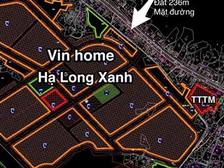 Đất 236m2 mặt đường ql tại đại yên, cạnh dự án hạ long xanh