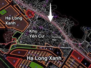 Đất mặt đường dự án hạ long xanh đại yên