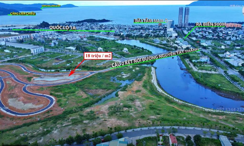 Bán đất gami eco charm đà nẵng, đường nguyễn lương bằng nối dài, 180m2, chỉ với  triệu / m2