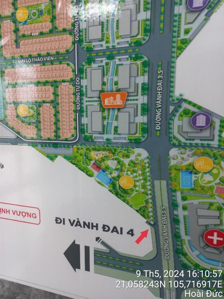 Bán đất dịch vụ di trạch giáp 3.5 & nhổn sổ đỏ 78,9m2. tiện ích thương mại đỉnh
