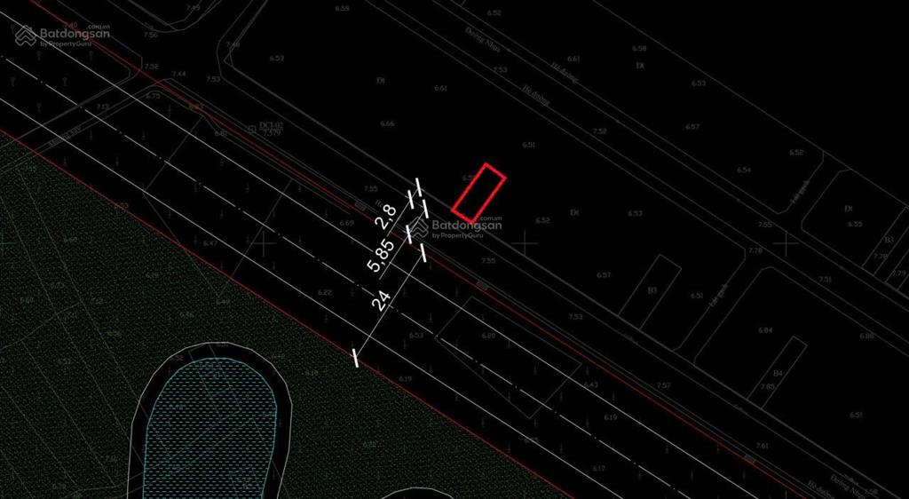 Chính chủ bán lô đất dịch vụ, đấu giá cựu quán, trạm trôi xã hoài đức, hà nội dtsđ 48,2m2, mt 4.7