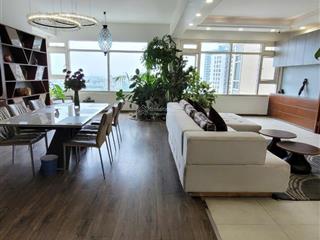 Bán penthouse saigon pearl, dt 220m2, tầng cao, view trực diện sông, nội thất cao cấp. 0909 953 ***