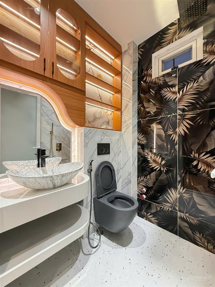 Căn góc 2 mặt tiền có thang máy, hẻm ôtô phạm văn chiêu 4pn 6wc full nội thất