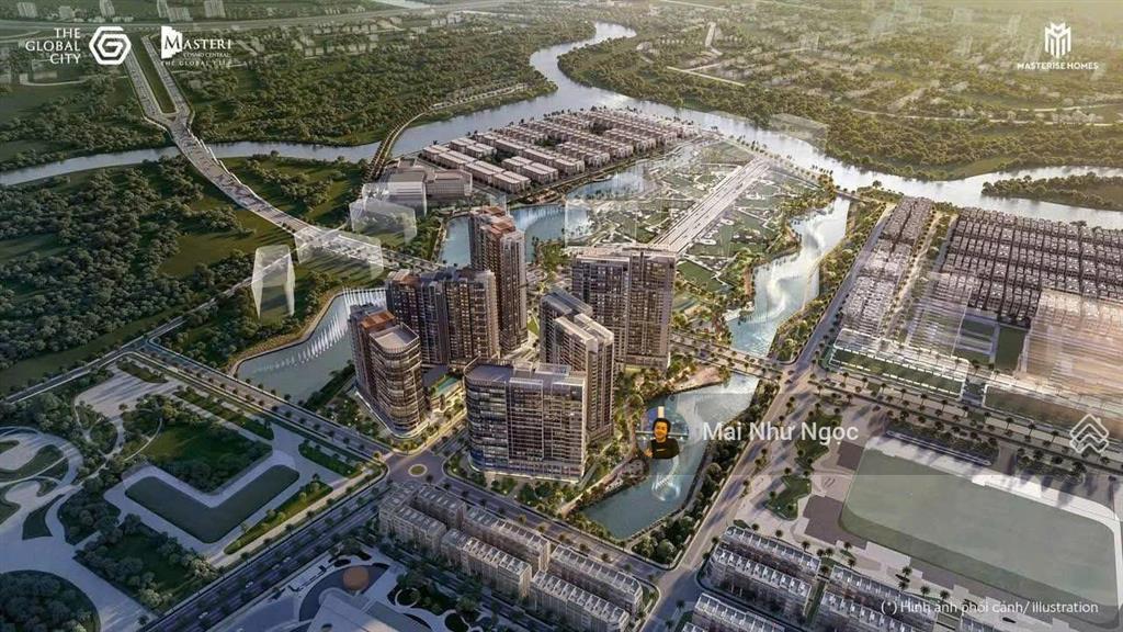 Bán căn hộ a10x03 the global city 2pn, 2wc, 80m2 tại masteri park place, giá 10,83 tỷ