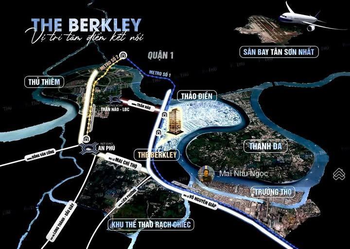 Bán căn hộ cao cấp the berkley thảo điền  3pn  chiết khấu lên đến 19%, hỗ trợ vay 70%