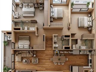 Căn 4pn nexus hiếm tại masteri cosmo central, 138m2, view nhạc nước, giá 19.4 tỷ