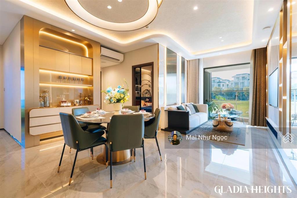 Bán căn hộ 3pn gladia heights 124,7m2 giá 11,604 tỷ view nội khu