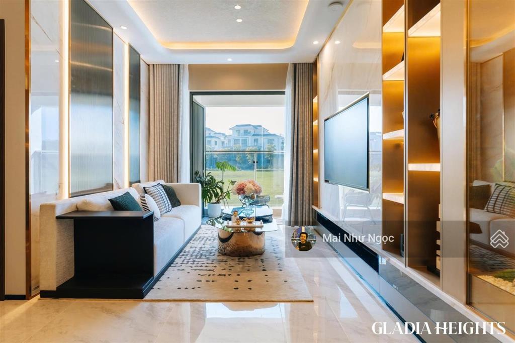 Bán căn hộ 3pn gladia heights 124,7m2 giá 11,604 tỷ view nội khu