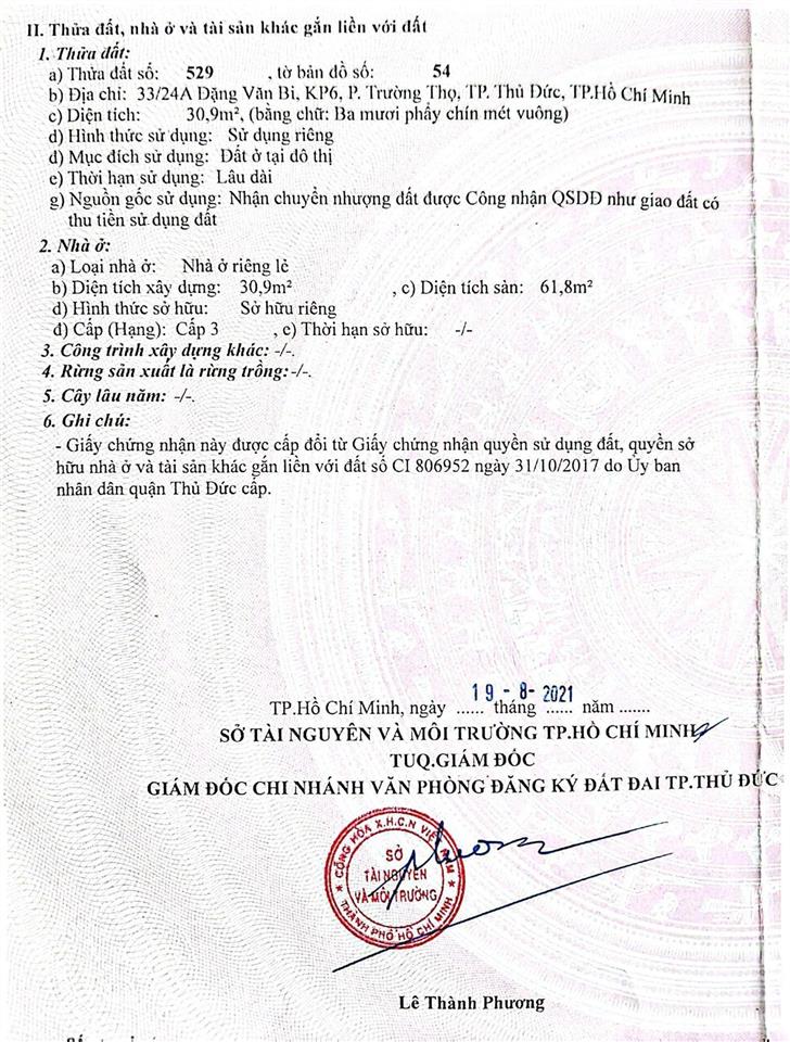 Hạ giá bán nhanh nhà mới xinh 1 lầu 2pn đường đặng văn bi, thủ đức, giá 4,64 tỷ
