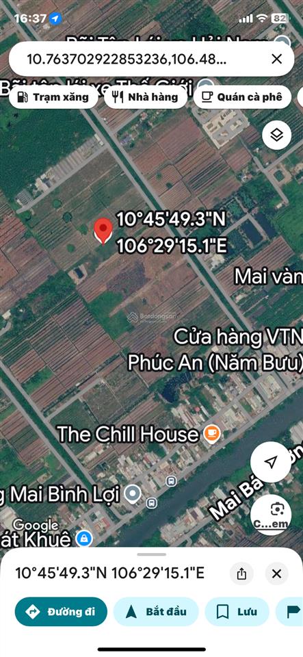 Hạ giá bán nhanh đất vườn thơm, bình chánh, dt 25m x 40m, khuôn đất vuông vắn, có sổ riêng