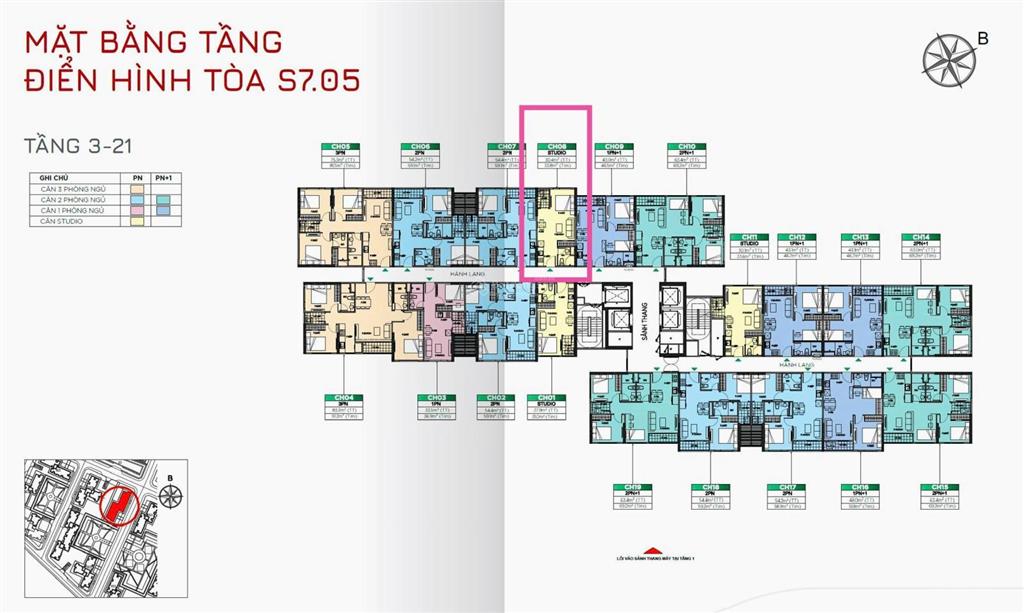 Chính chủ cần bán studio vinhomes grand park  phân khu origami