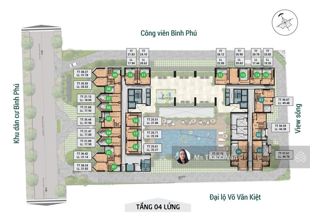 Chủ bán aisana capella q6 căn góc 3 view đủ nt nhận nhà lun sang tên công chứng 65m2 đẹp0938 295 ***