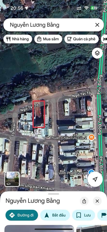 Chỉnh chủ bán lô đất 5x26 130m2 view bờ kè đường ngô tất tố phù đổng pleiku giá 4,2 tỷ. 0932 103 ***