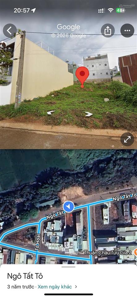 Chỉnh chủ bán lô đất 5x26 130m2 view bờ kè đường ngô tất tố phù đổng pleiku giá 4,2 tỷ. 0932 103 ***