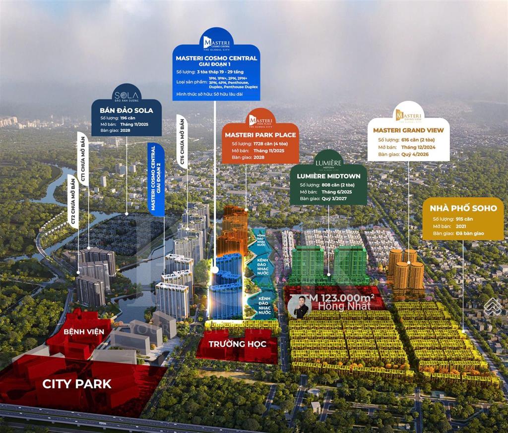 Bán căn 2pn lumière midtown masterise homes, view nhạc nước, tầng đẹp, số nhà đẹp.