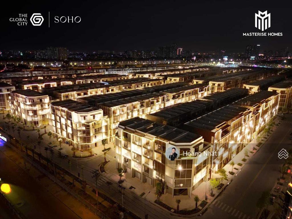 Cho thuê căn nhà phố 5 tầng soho tại trung tâm global city, công viên city park, đường đua gokart