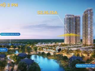 Hot! bán gấp căn 2pn sky retreat eco retreat view công viên 30.000m², tầng đẹp, 86.03m² chỉ 4,391tỷ