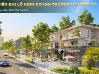 Bán gấp shophouse 3 tầng 1 tum góc đại lộ công viên 30m rừng mai ecopark vị trí kinh doanh đắc địa