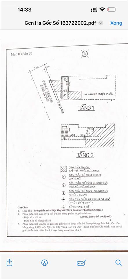 Bán nhà chung cư cho thuê dòng tiền ổn định trung tâm quận 3, đường pasteur