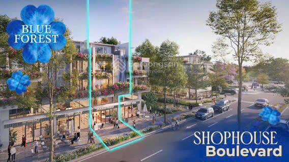 Bán căn góc shophouse 4 tầng hoàn thiện, gần ngay khoáng nóng onsen eco village