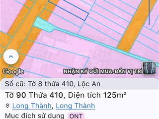 Chính chủ cần bán lô đất mặt tiền kinh doanh, trục chính vào hồ sinh thái lộc an