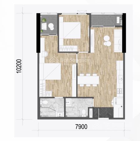 Cần bán căn hộ mới, dọn vào ở ngay giá bán 100%
