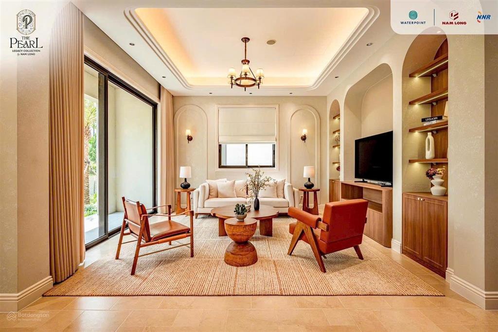Bán biệt thự the pearl 520m2 biểu tượng sống sang bên dòng vàm cỏ đông, giá 27.04 tỷ, bst nam long
