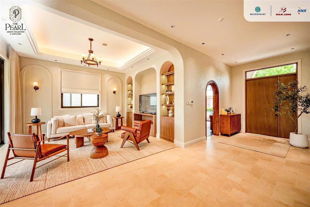 Bán biệt thự the pearl 520m2 biểu tượng sống sang bên dòng vàm cỏ đông, giá 27.04 tỷ, bst nam long