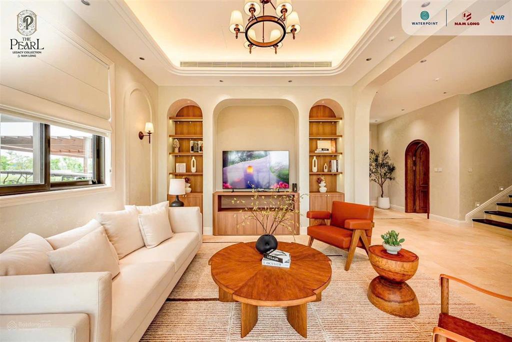 Bán biệt thự the pearl 520m2 biểu tượng sống sang bên dòng vàm cỏ đông, giá 27.04 tỷ, bst nam long
