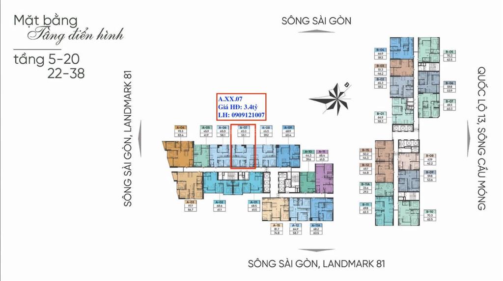 Chính chủ bán gấp căn hộ a&t saigon riverside tầng đẹp, view sông sài gòn, 2pn2wc 60m2