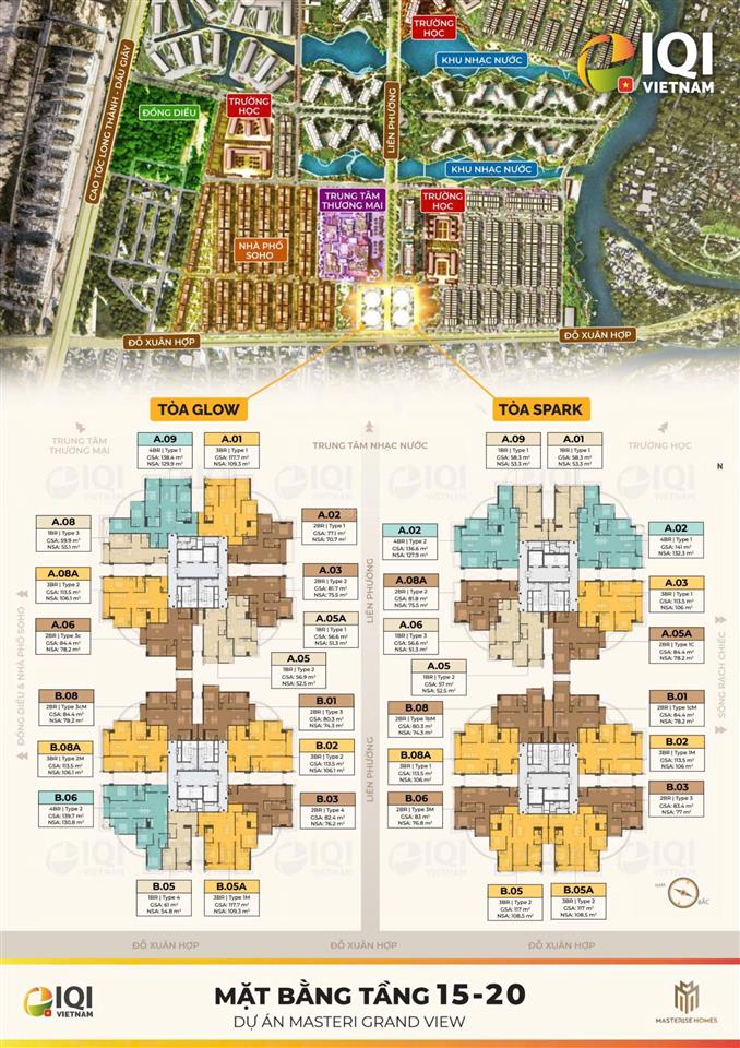 Chuyển nhượng masteri grand view the global city, 2pn, view đẹp, giá tốt, nhận nhà q4/2026 gấp