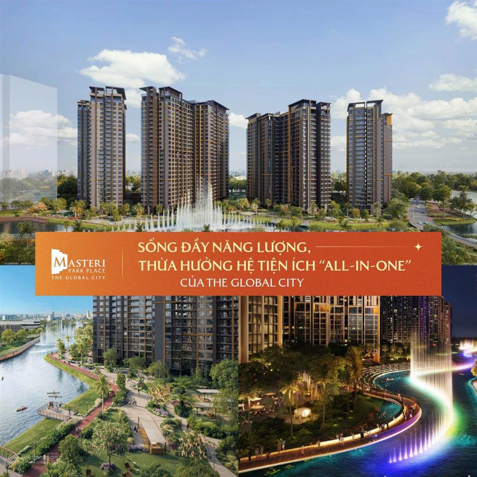 Căn hộ 1pn  1wc dự án masteri park place tầng trung, giá bán 7.249 tỷ