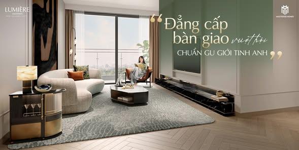 Căn hộ masteri park place the global city 2pn, giá bán hơn 128tr/m2, hỗ trợ vay ưu đãi