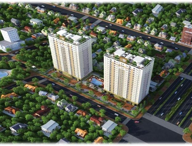 Cho thuê căn hộ 12 view, dt 74m2, 2pn, nt cơ bản, giá 7tr/tháng.