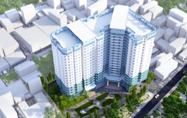 Cho thuê căn hộ 8x đầm sen, dt 48m2, 1pn, có nt, giá 78tr/tháng