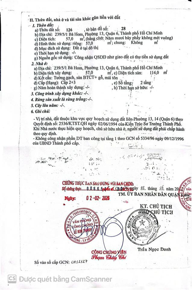Nhà hxh 239 bà hom  ngay khu ẩm thực q6, gần khu tên lửa