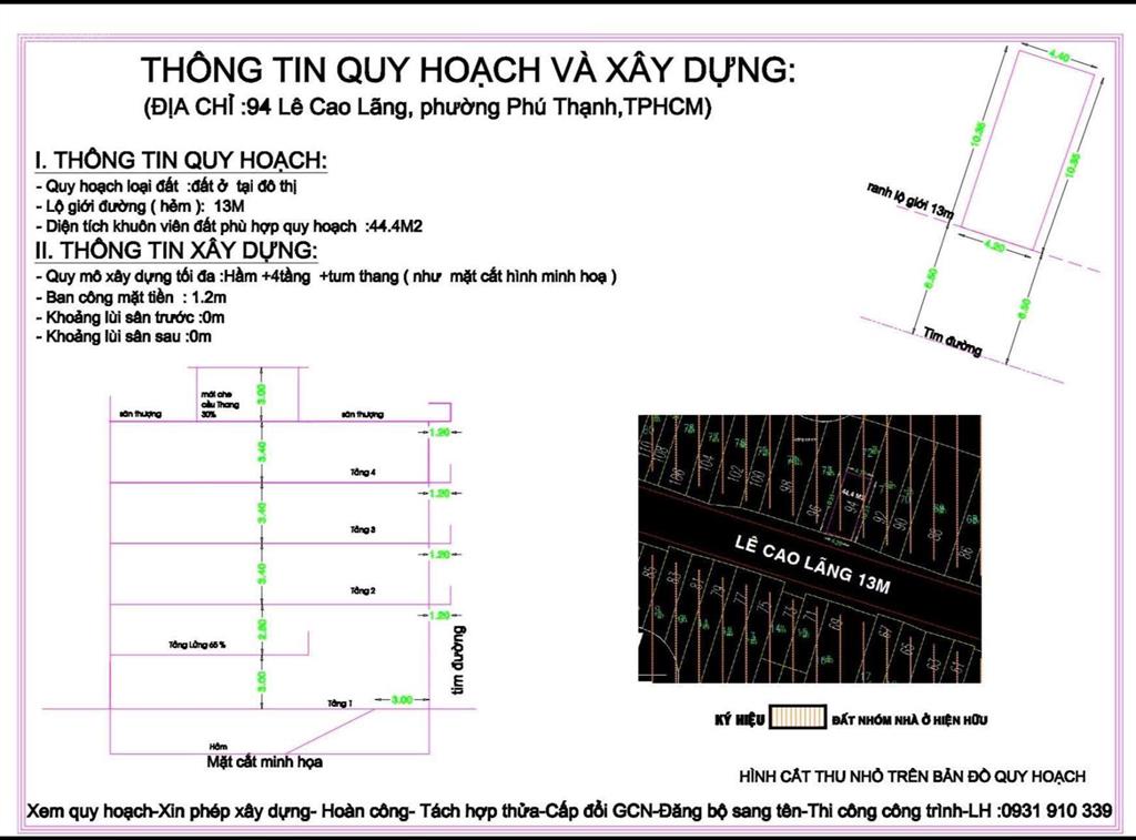 Cần bán nhà mtkd lê cao lãng, quận tân phú.