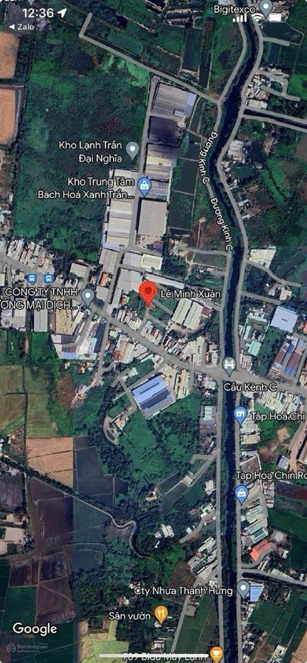 Bán đất ở đô thị 100m2, đường trần đại nghĩa 35 tr/m2  xã lê minh xuân  bc.