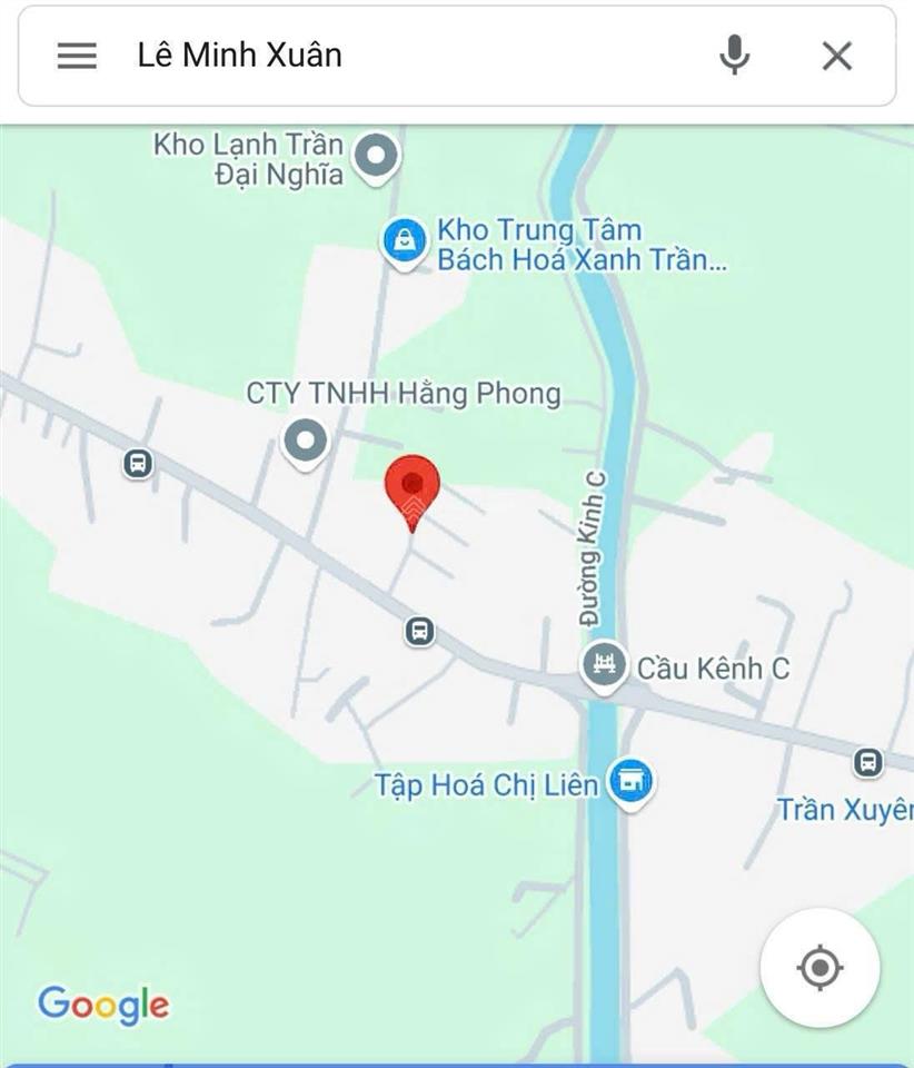 Bán đất ở đô thị 100m2, đường trần đại nghĩa 35 tr/m2  xã lê minh xuân  bc.