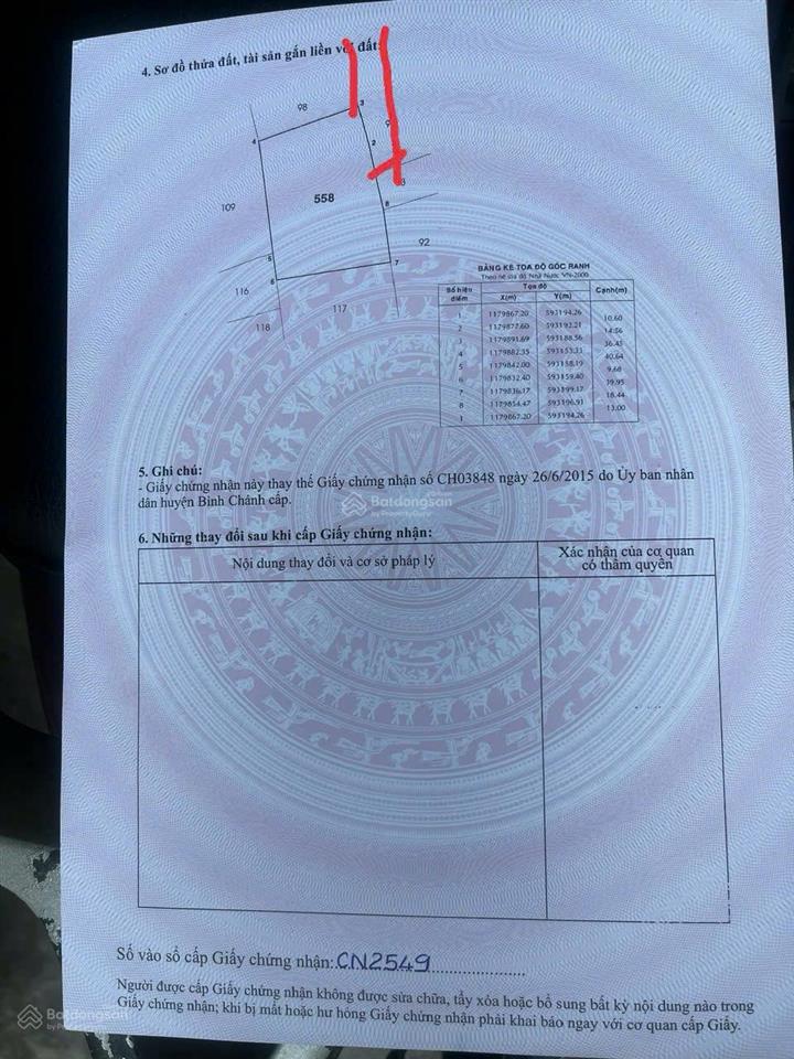 Bán đất nhà vườn mặt tiền đường tư hỷ 2200m2, 8,8 tỷ/tl  xã tân quý tây, huyện bình chánh