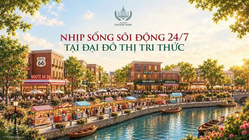 Bán nhà phố liền kề vinhomes sài gòn park 60m2  4tầng  6,666 tỷ  xã xuân thới sơn tp.hcm