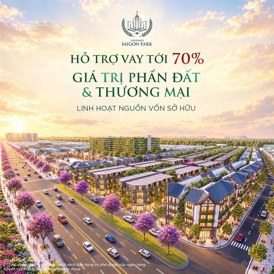 Bán nhà phố liền kề vinhomes sài gòn park 60m2  4tầng  6,666 tỷ  xã xuân thới sơn tp.hcm