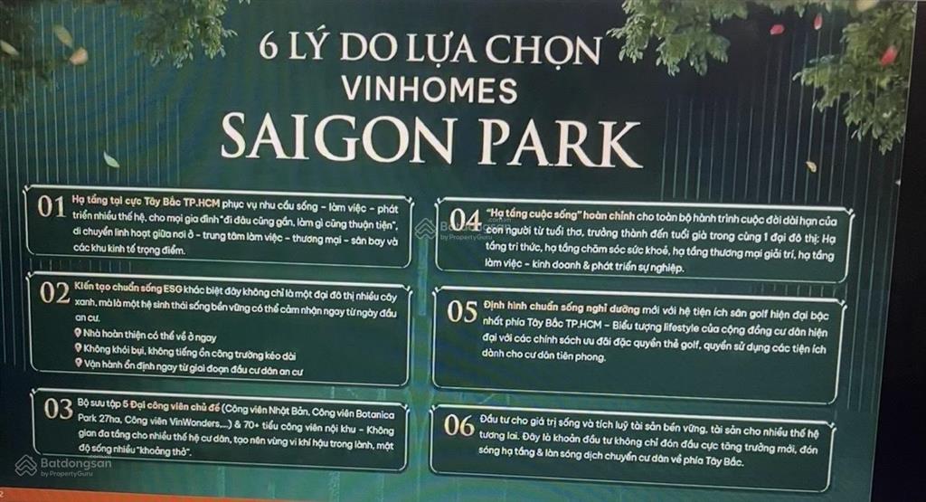 Bán nhà phố liền kề vinhomes sài gòn park 50m2  4 tầng  6,164 tỷ  xã xuân thới sơn tp. hcm