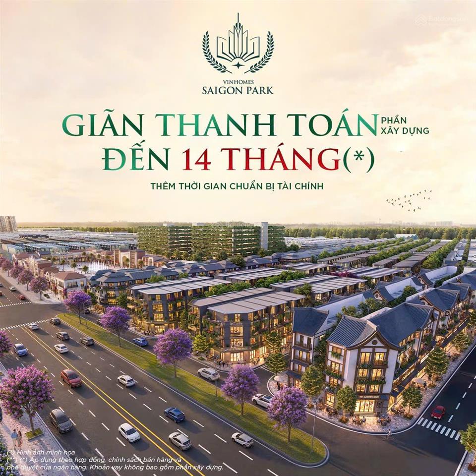 Bán nhà phố liền kề vinhomes sài gòn park 50m2 4tầng (as8212) 5,674 tỷ xã xuân thới sơn tp.hcm