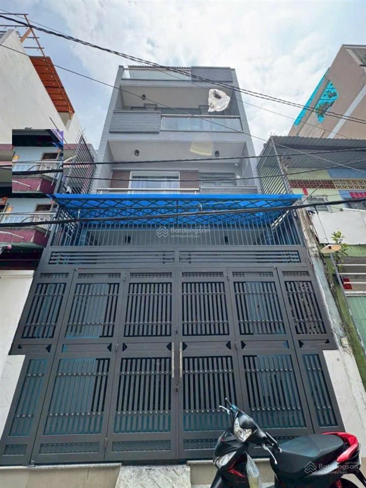 Bán nhà hẻm 4,5m  đường kênh tân hóa 67,7m2  4 tầng  9,5 tỷ/tl  phường tân phú