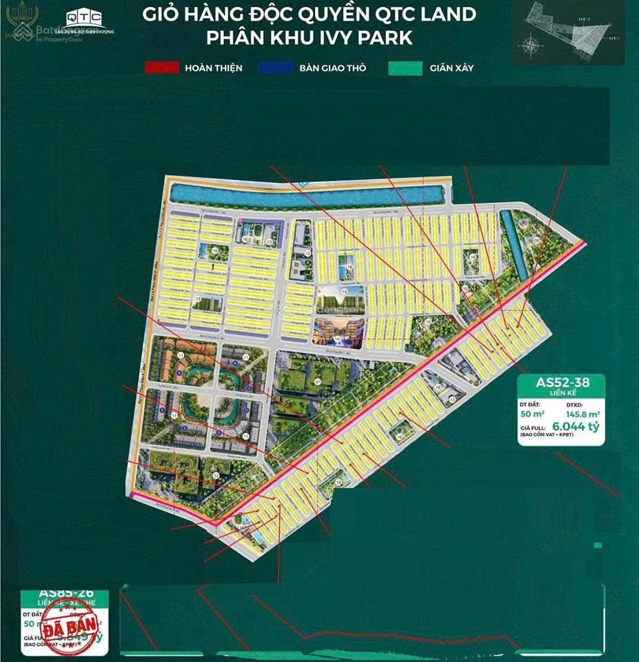 Bán nhà phố liền kề vinhomes sài gòn park 50m2 4tầng 6,044 tỷ (as5238 )xã xuân thới sơn tp.hcm