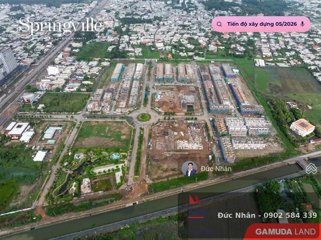 Bán nhà phố springville gamuda căn góc, nhơn trạch đồng nai  8,6 tỷ thanh toán nhẹ 2 năm